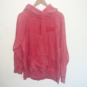 PINK Victorias Secret “You Got This” Distressed Red/Pink Hoodie
